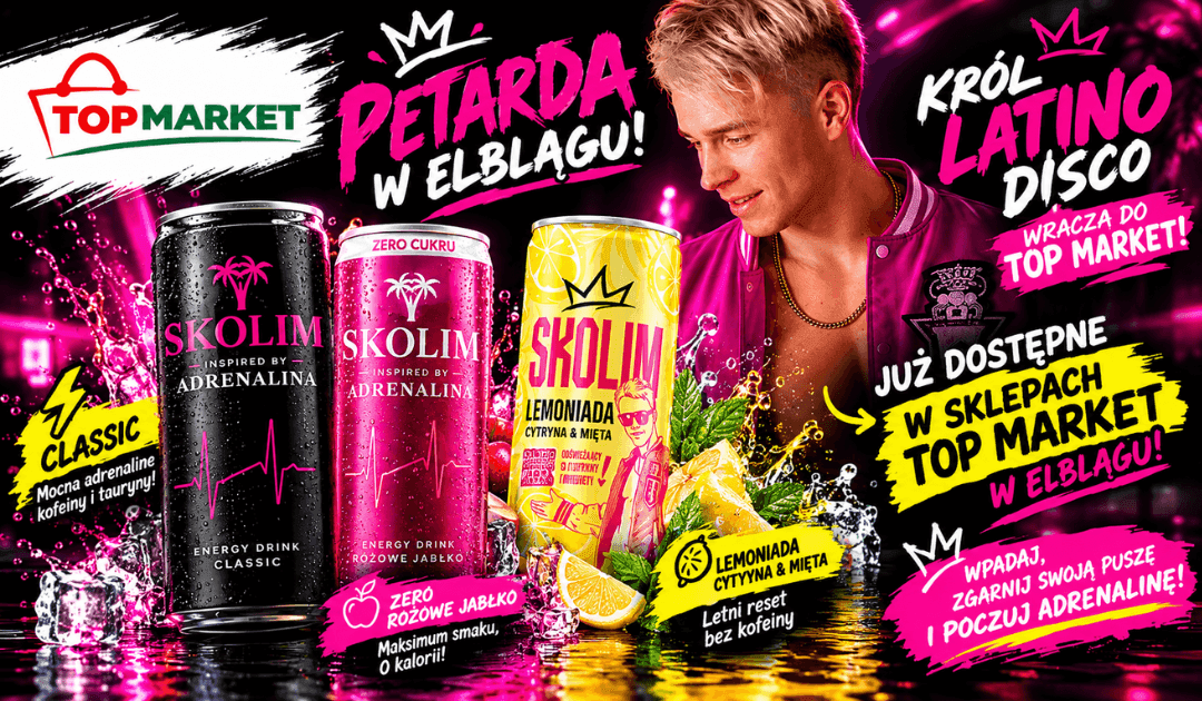 Król Latino Disco wkracza do Top Market w Elblągu